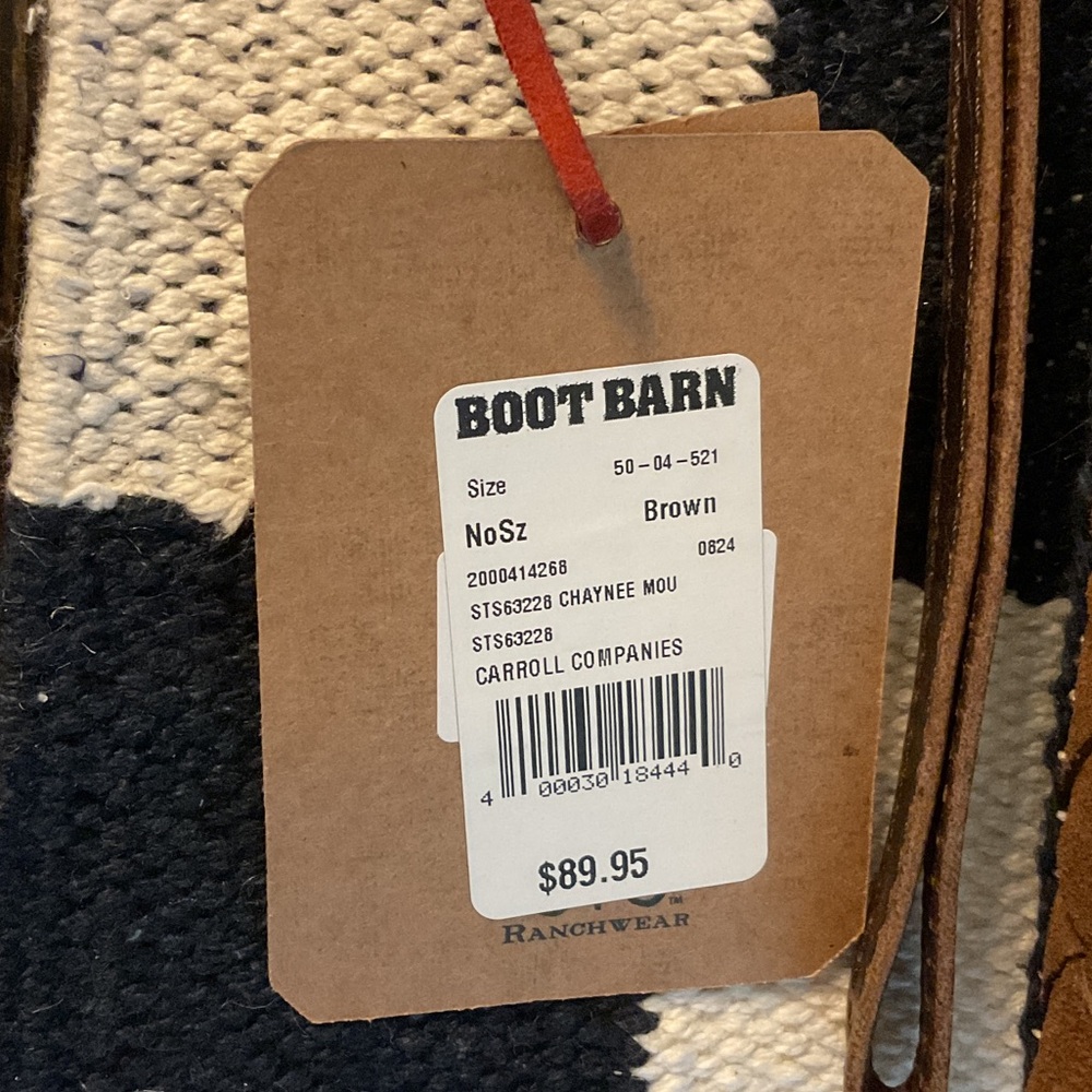 STS Ranchwear Patchwork Leather & Multicolor Azte… - image 2